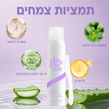 Yuri – ערכה להסרת שיער בלי סכין ובלי גירויים לגברים